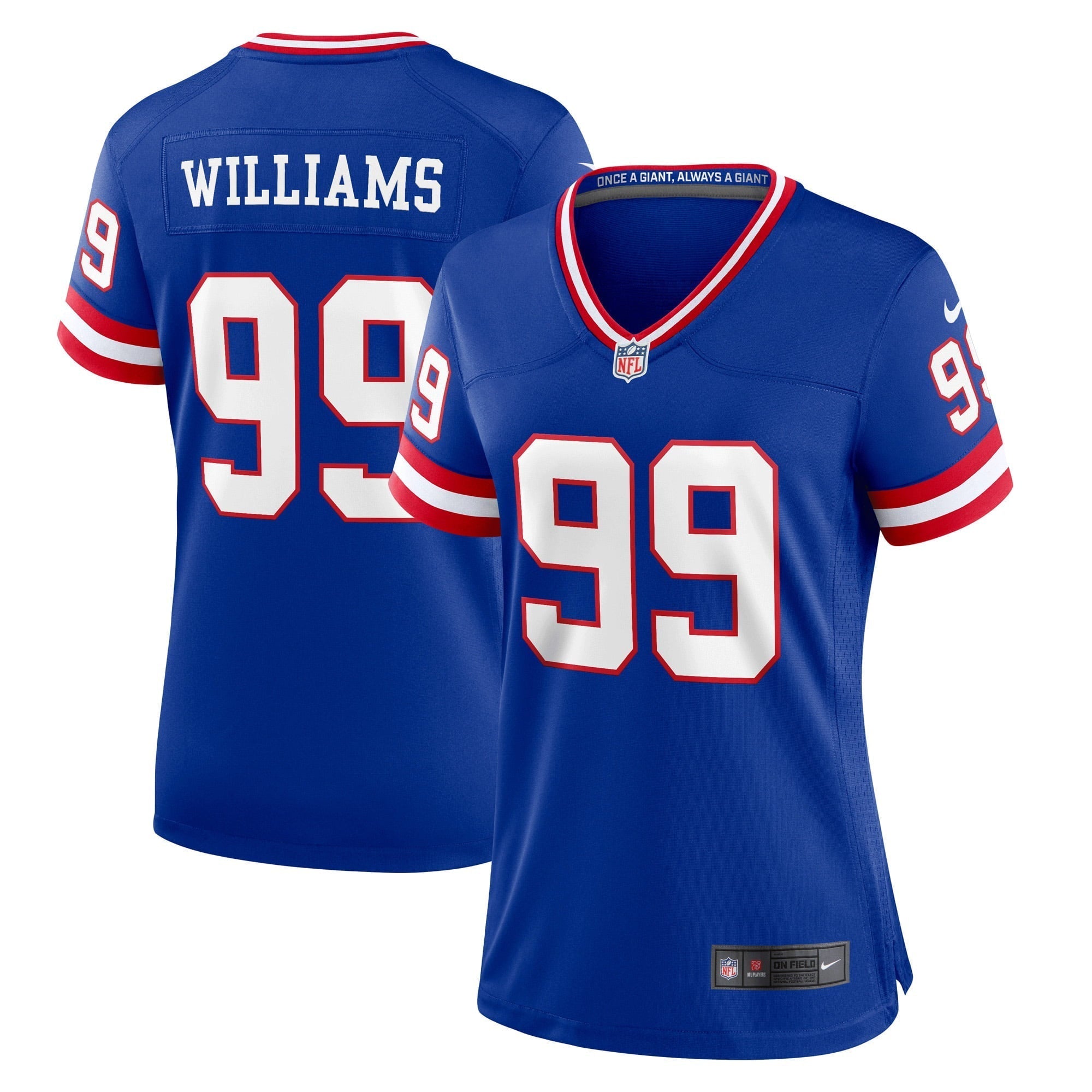 Women s Nike Leonard Williams Royal New York Giants Classic Player Game Jersey