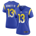 Women s Nike Stetson Bennett Royal Los Angeles Rams Team Game Jersey