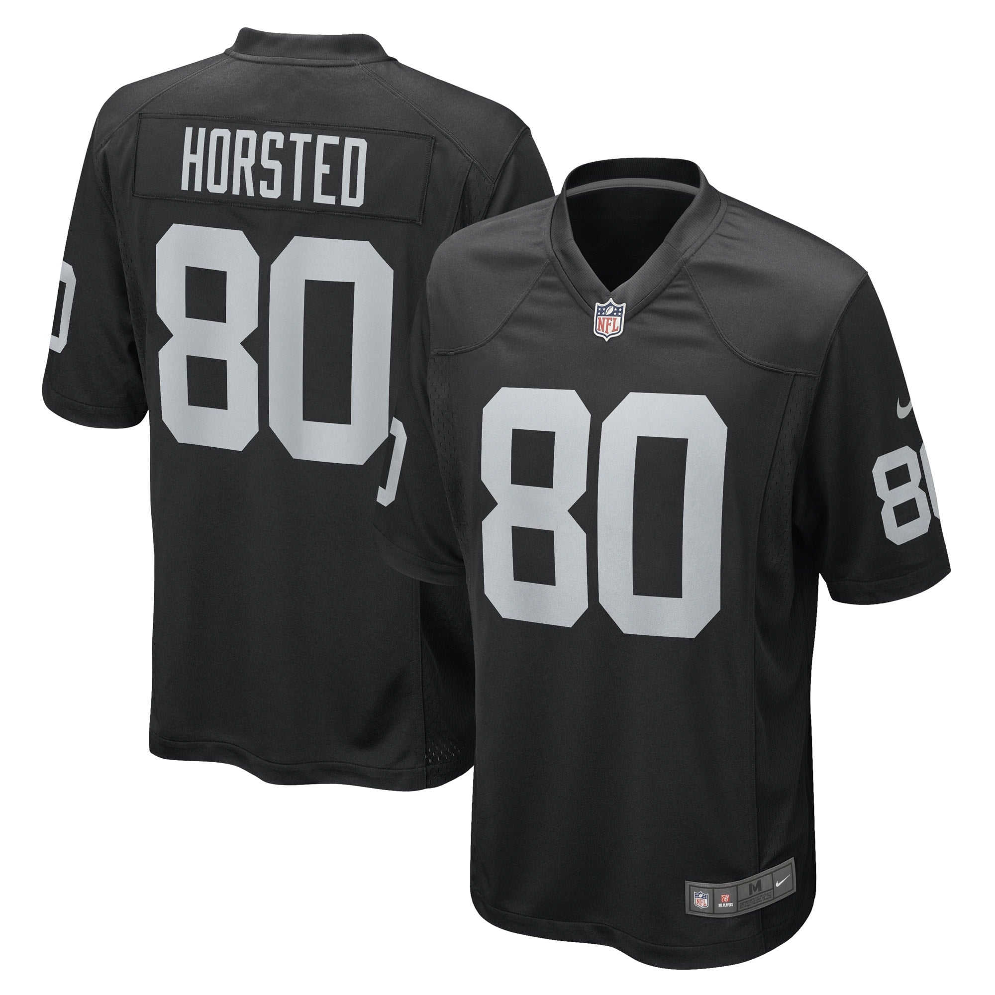 Jesper Horsted Las Vegas Raiders Nike Game Player Jersey   Black