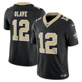 Men s Nike Chris Olave Black New Orleans Saints Vapor F.U.S.E. Limited Jersey