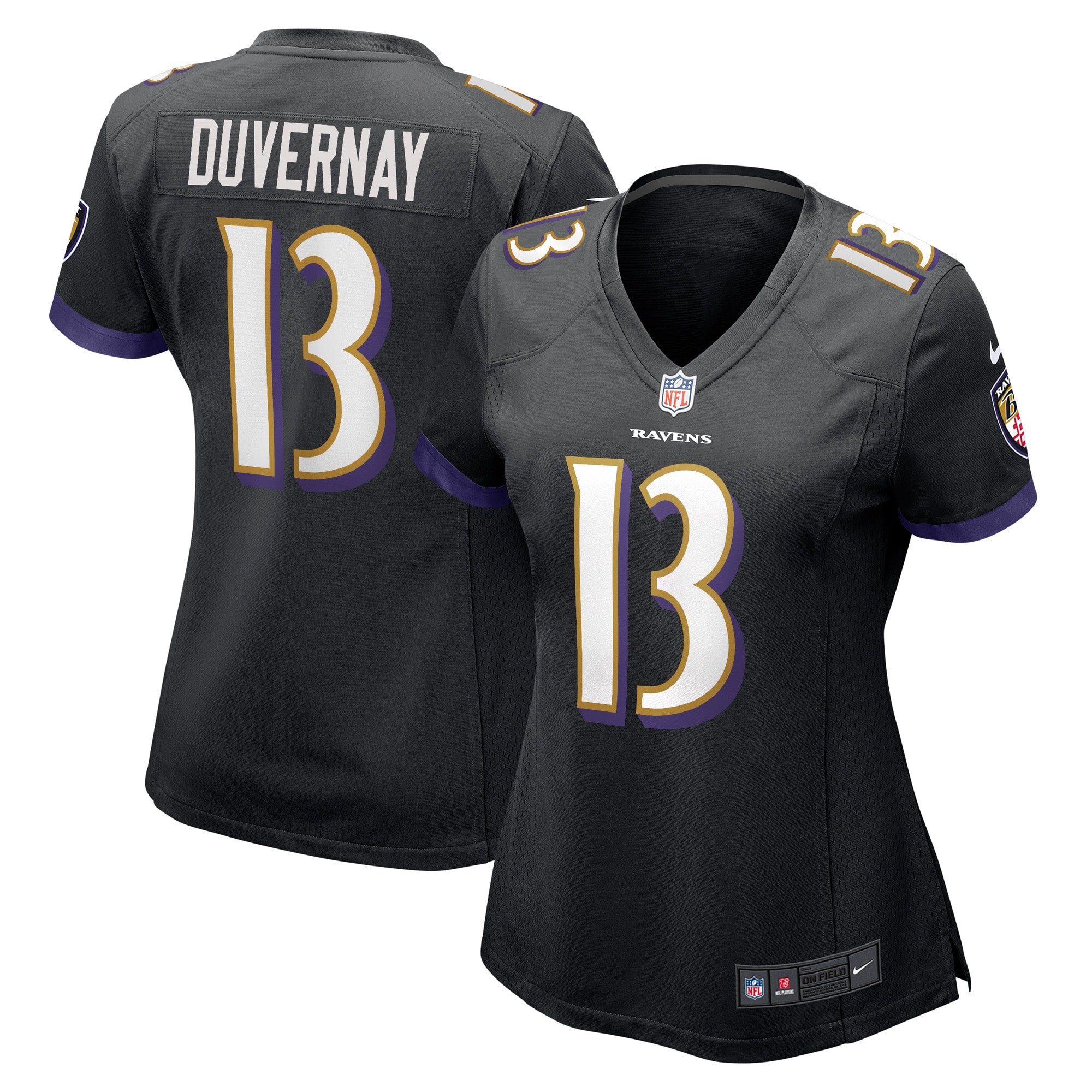 Devin Duvernay Baltimore Ravens Nike Women s Game Player Jersey   Black