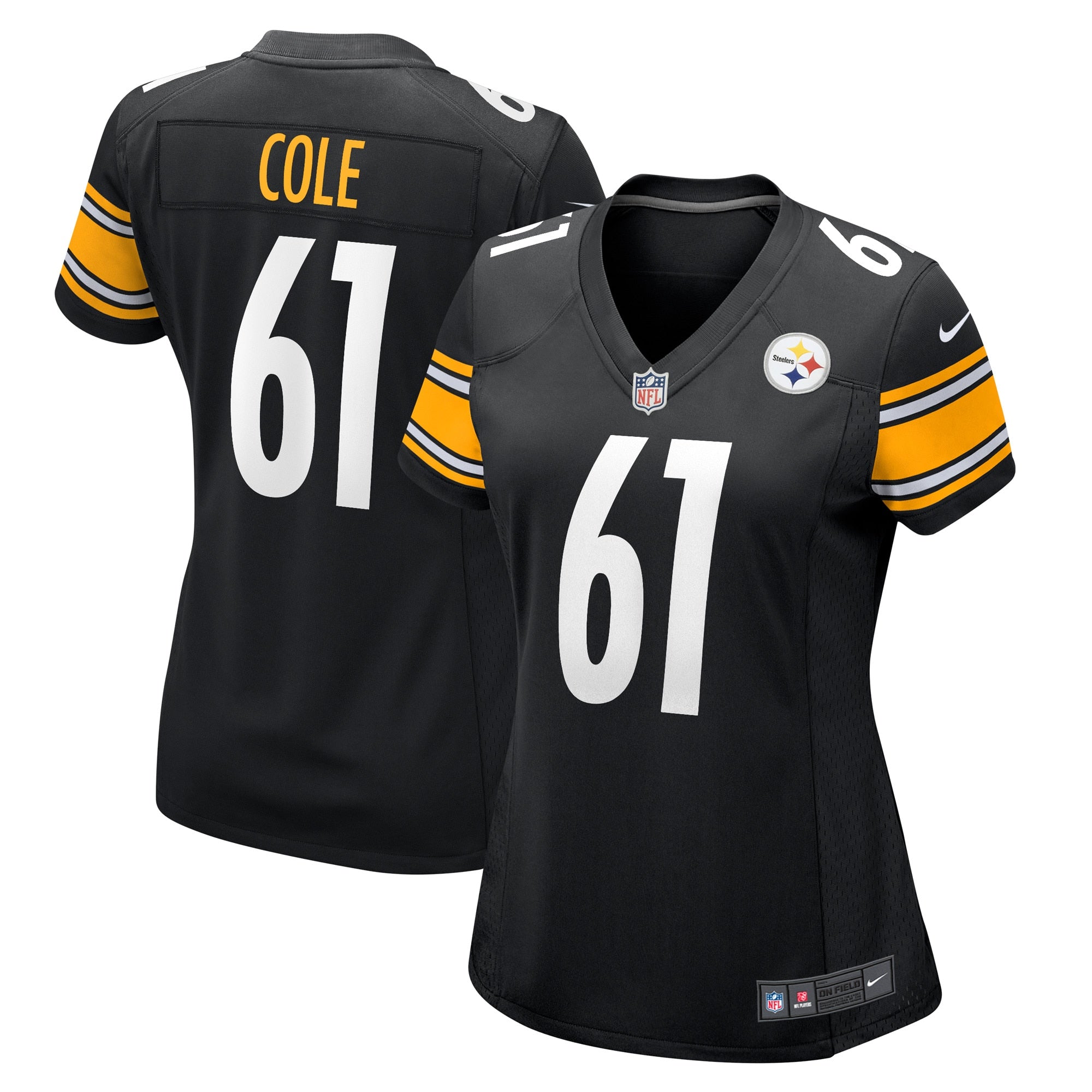 Mason Cole Pittsburgh Steelers Nike Women s Game Player Jersey   Black
