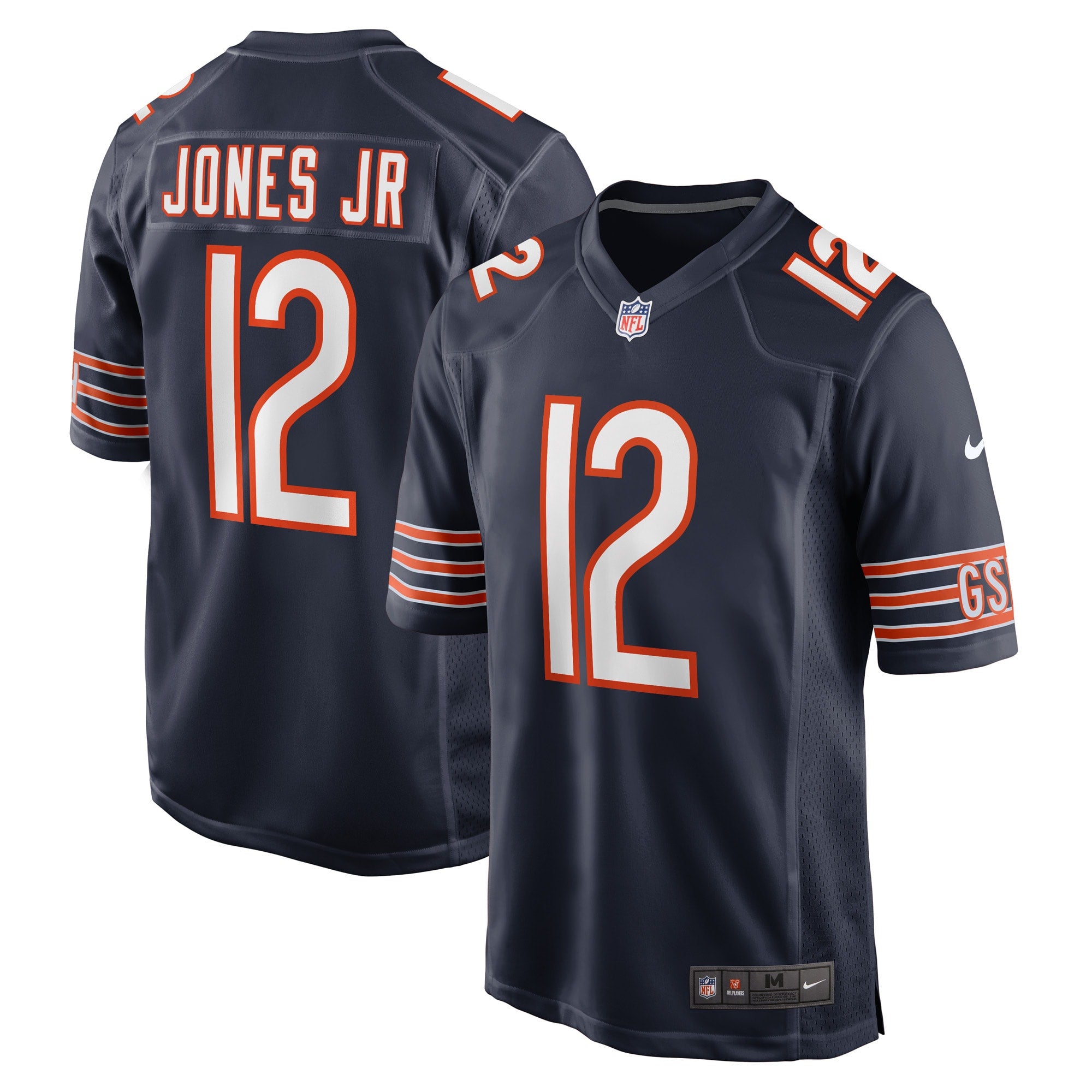 Velus Jones Jr. Chicago Bears Nike Game Player Jersey   Navy