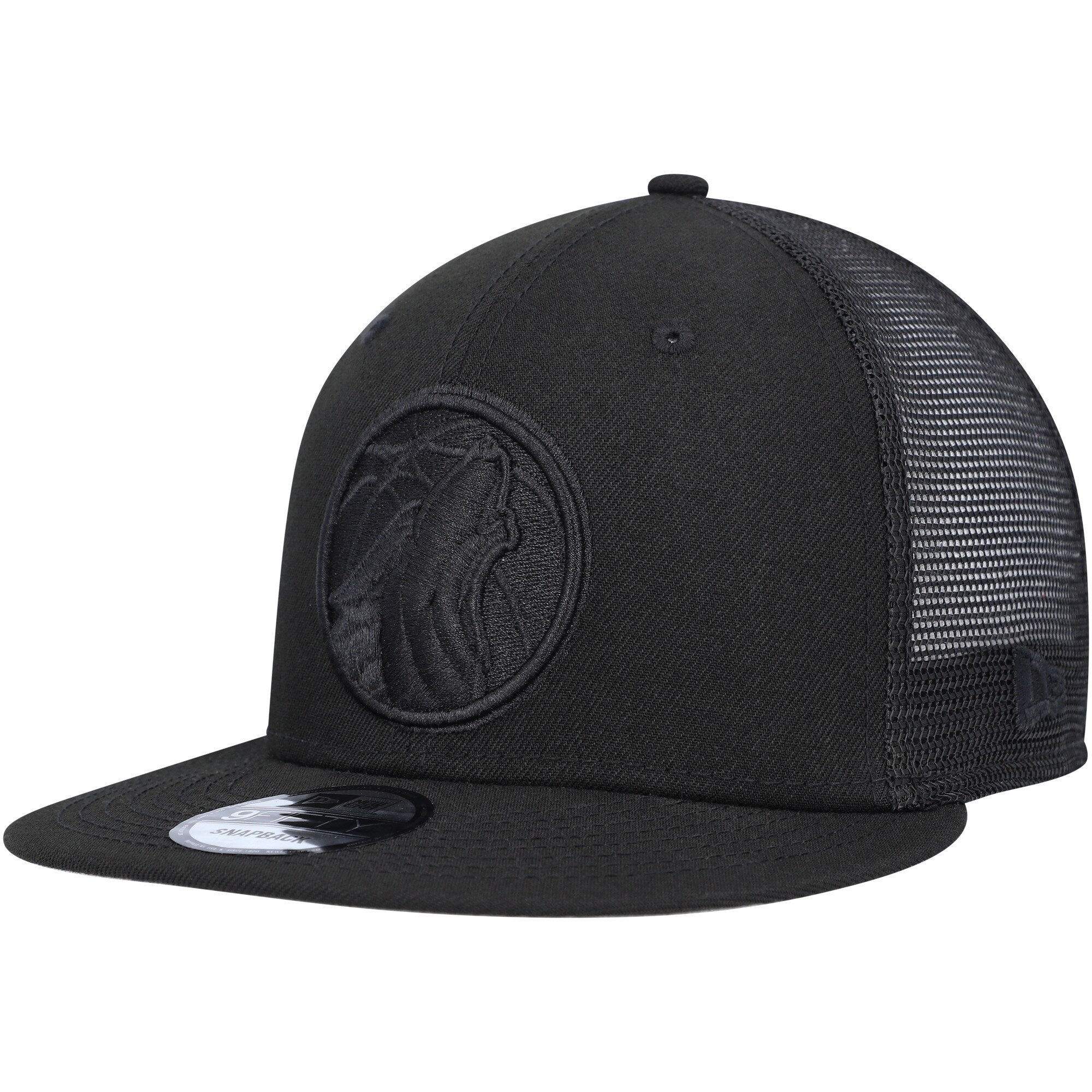 Minnesota Timberwolves New Era Classic 9FIFTY Trucker Snapback Hat - Black
