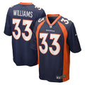 Men s Nike Javonte Williams Navy Denver Broncos Home Game Player Jersey