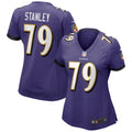 Ronnie Stanley Baltimore Ravens Nike Women s Game Jersey   Purple