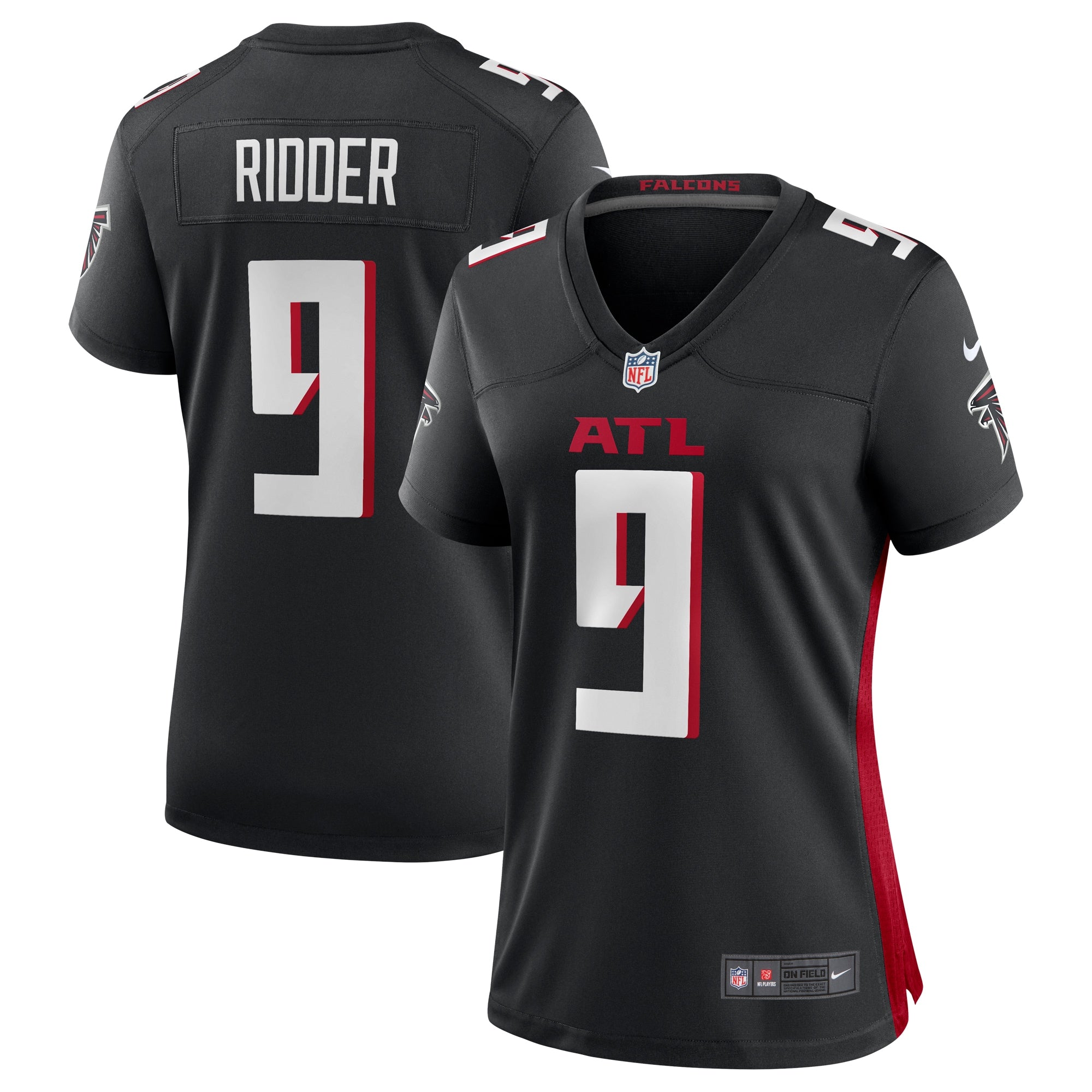 Desmond Ridder Atlanta Falcons Nike Women s Game Player Jersey   Black