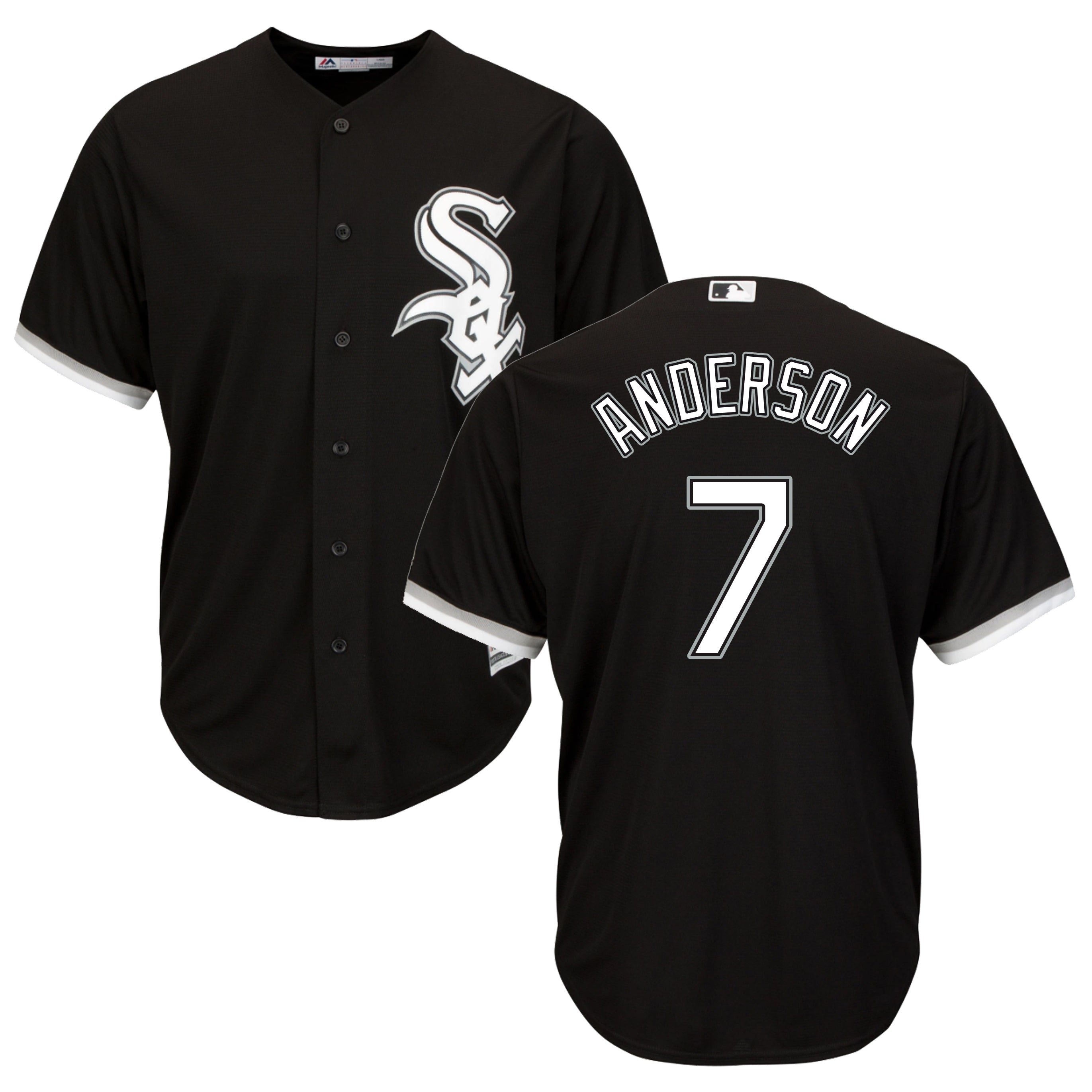 Tim Anderson Chicago White Sox Black Alternate Replica Men's Jersey