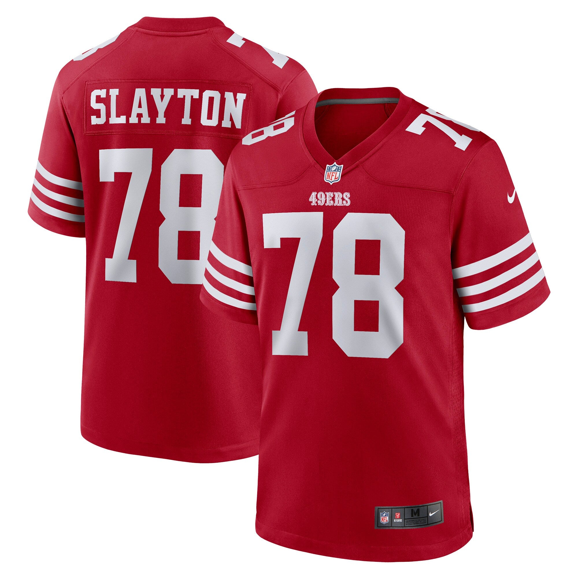 Chris Slayton San Francisco 49ers Nike Game Jersey   Scarlet