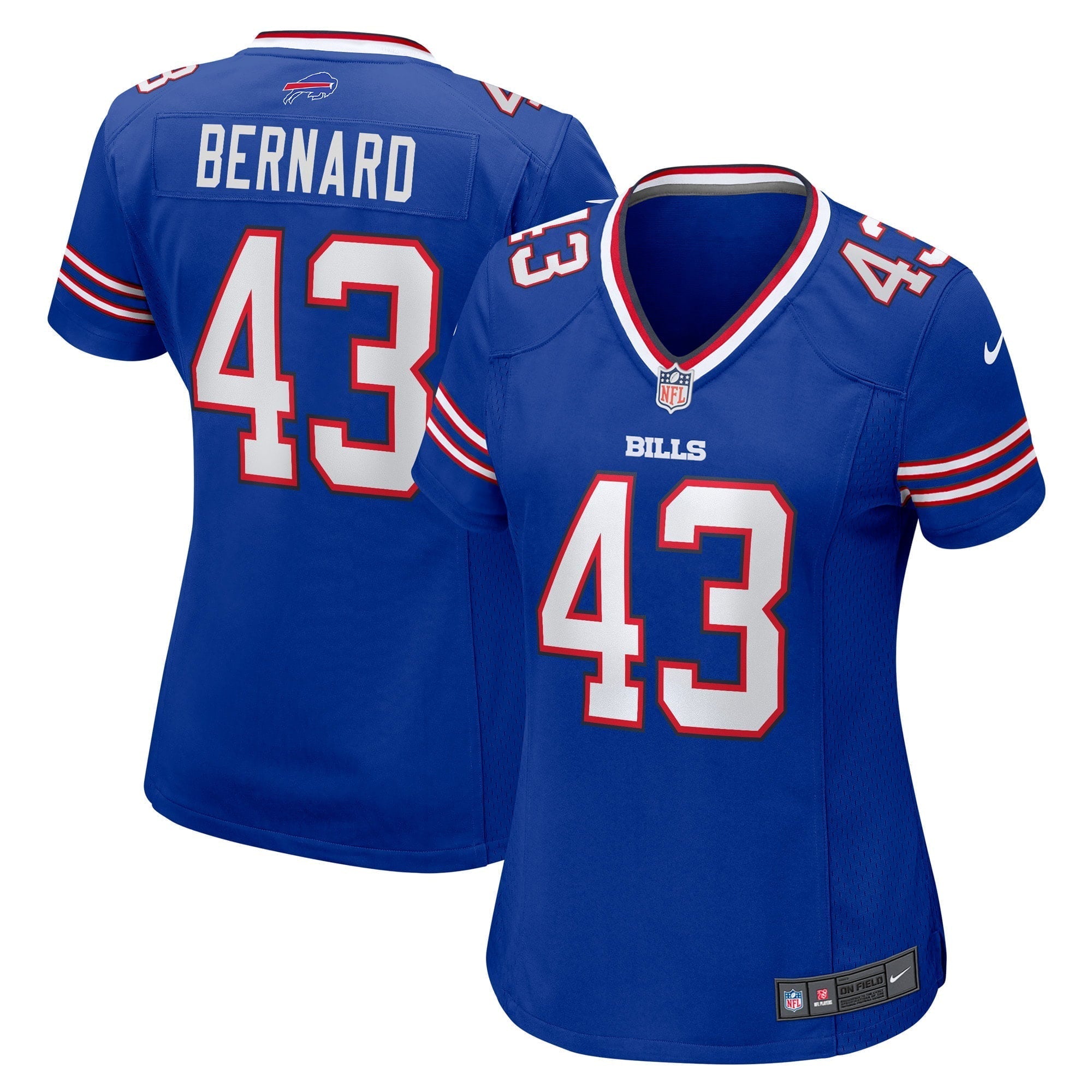 Women s Nike Terrel Bernard Royal Buffalo Bills Game Player Jersey