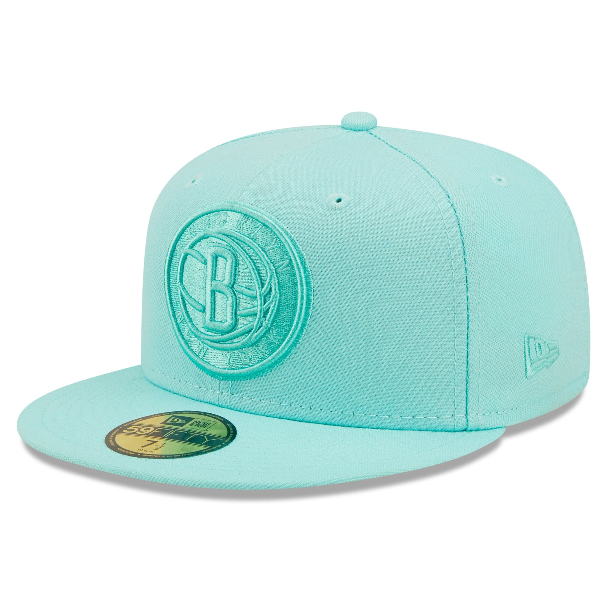 Brooklyn Nets New Era Color Pack 59FIFTY Fitted Hat - Turquoise