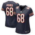 Women s Nike Doug Kramer Navy Chicago Bears Game Player Jersey