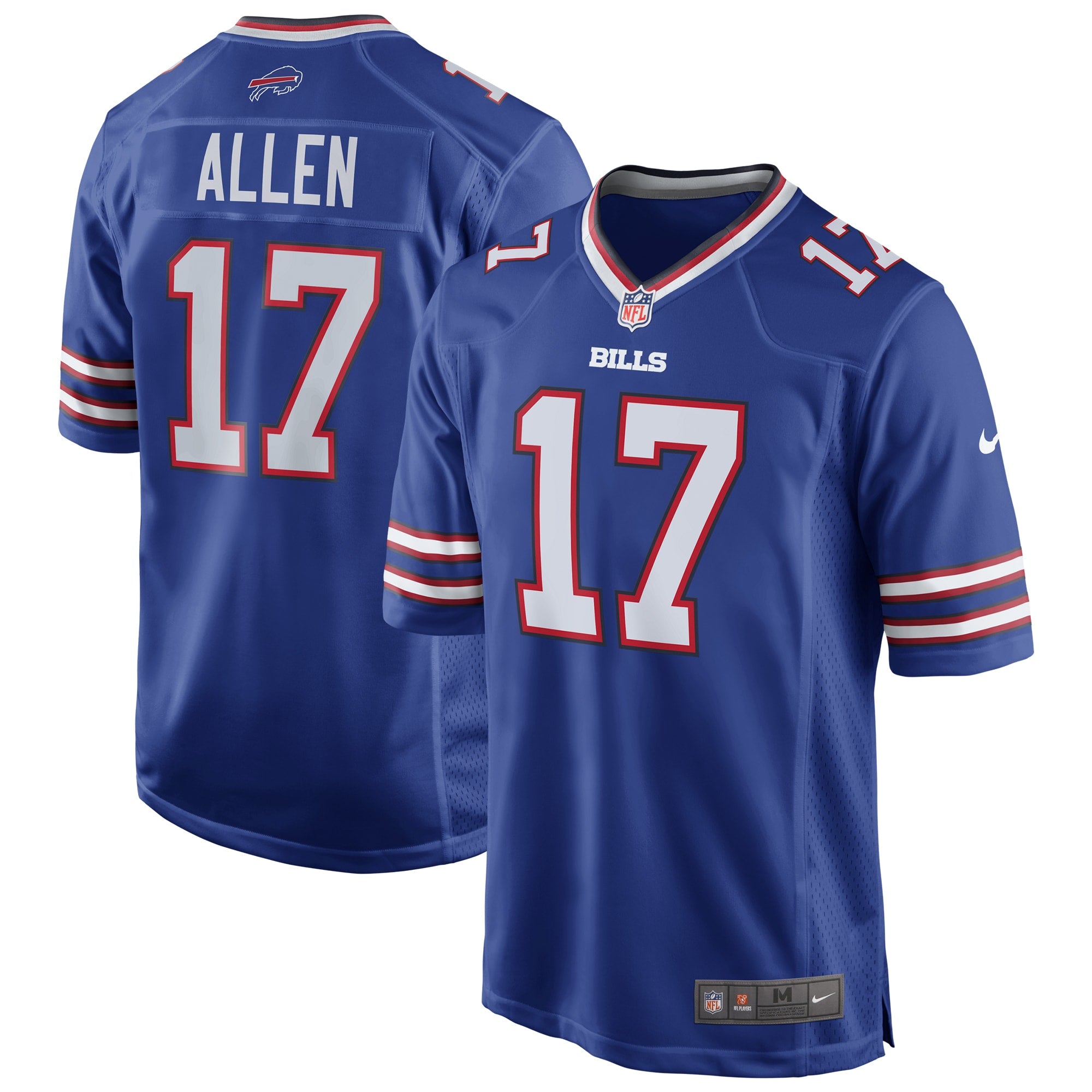 Josh Allen Buffalo Bills Nike Team Game Player Jersey   Royal