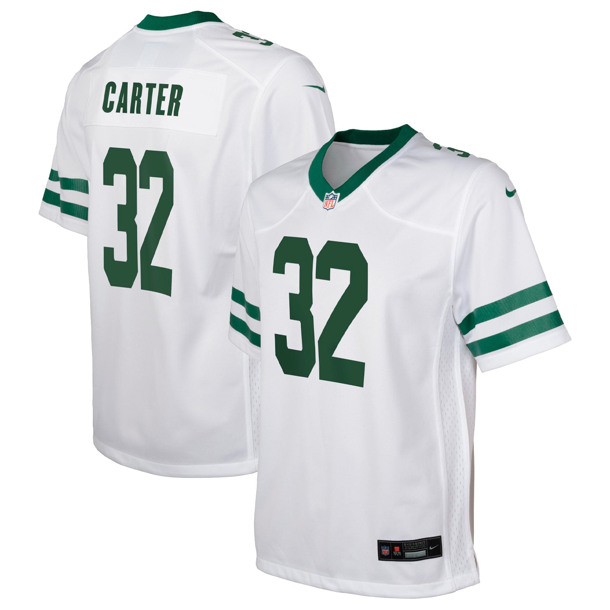 Michael Carter New York Jets Nike Youth Game Jersey   White