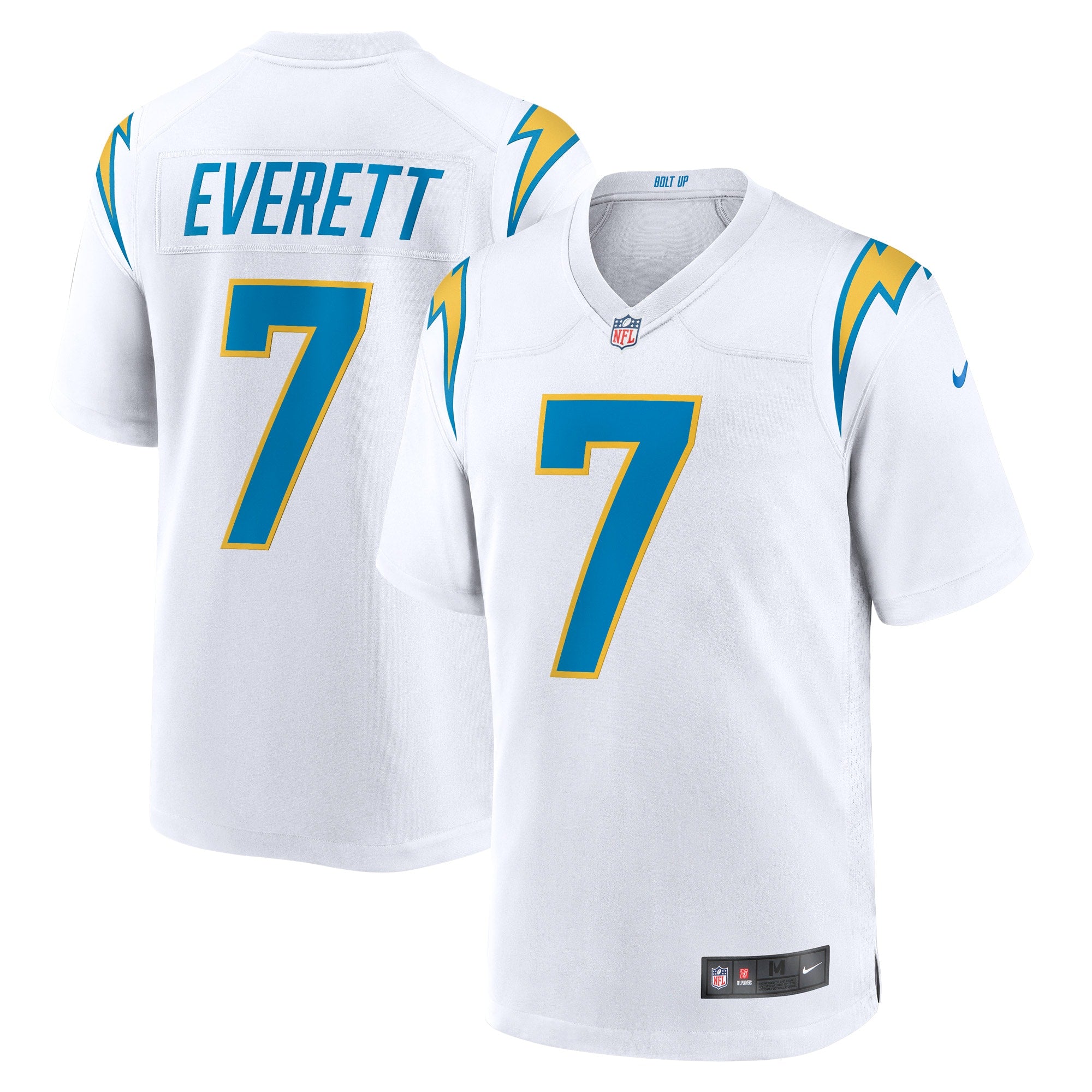 Gerald Everett Los Angeles Chargers Nike Game Player Jersey   White