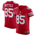 Men s Nike George Kittle Scarlet San Francisco 49ers Vapor Elite Jersey