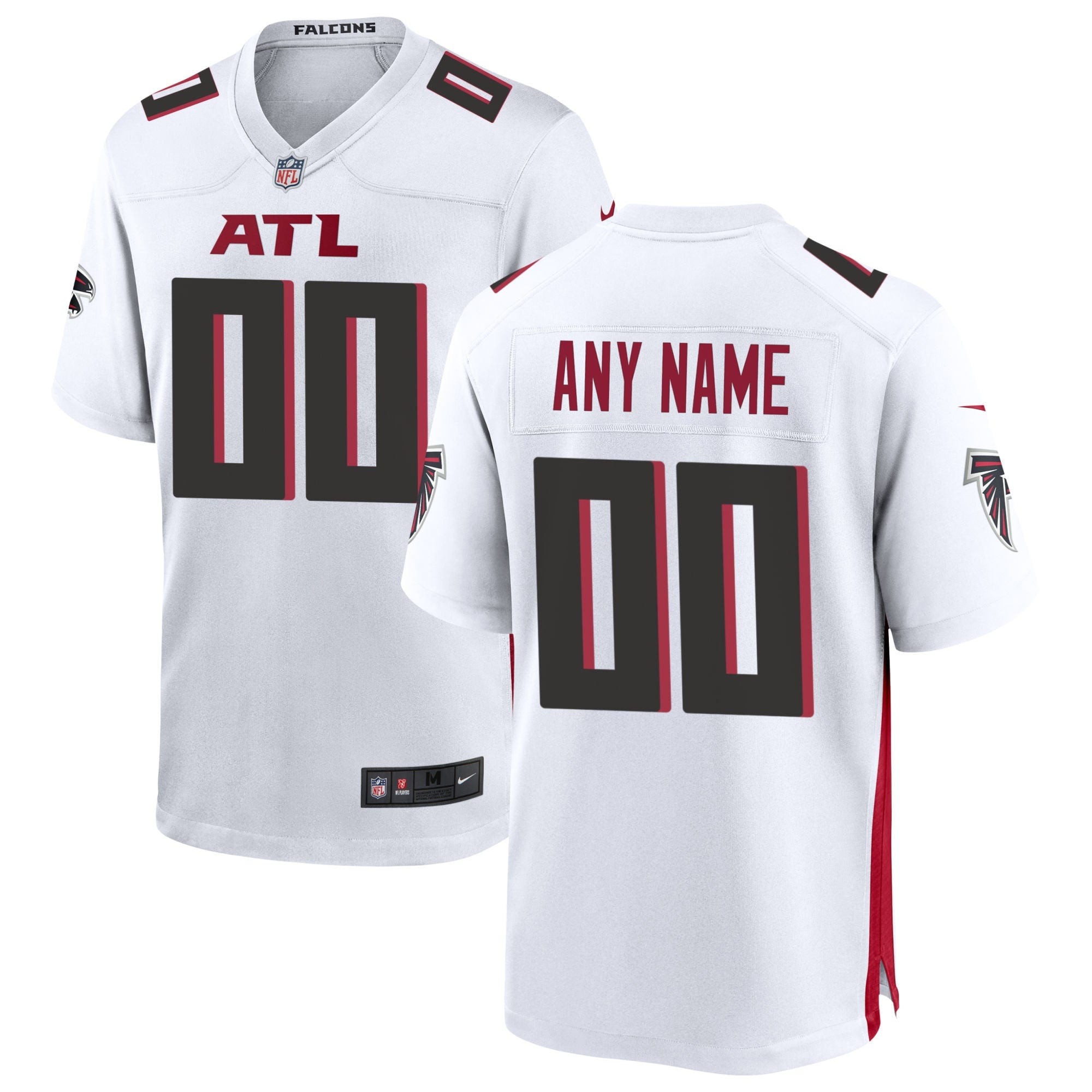 Atlanta Falcons Nike Custom Game Jersey   White