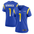Women s Nike Derion Kendrick Royal Los Angeles Rams Home Game Jersey