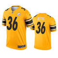 Men s Pittsburgh Steelers Jerome Bettis Inverted Legend Jersey   Gold