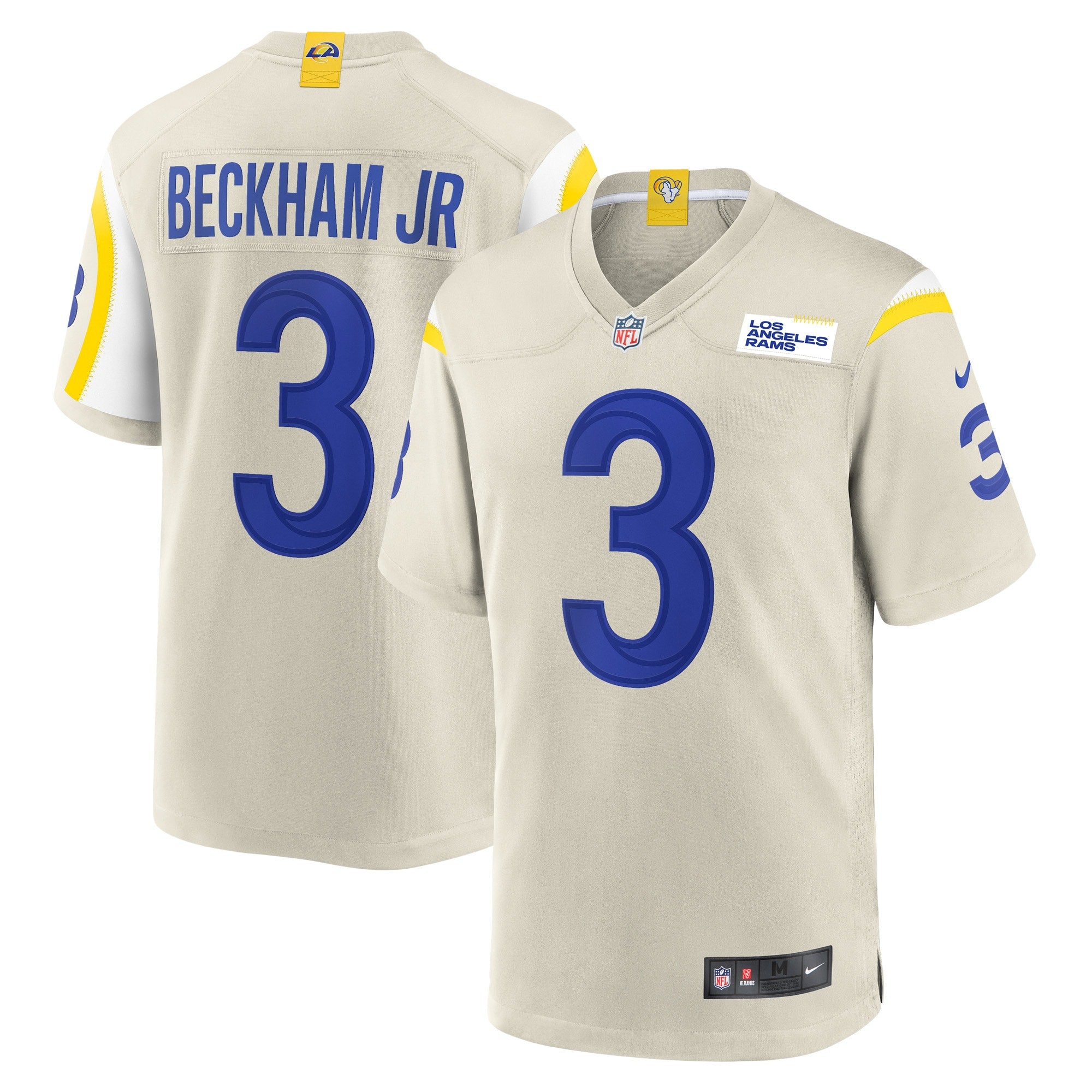 Odell Beckham Jr. Los Angeles Rams Nike Game Jersey   Bone