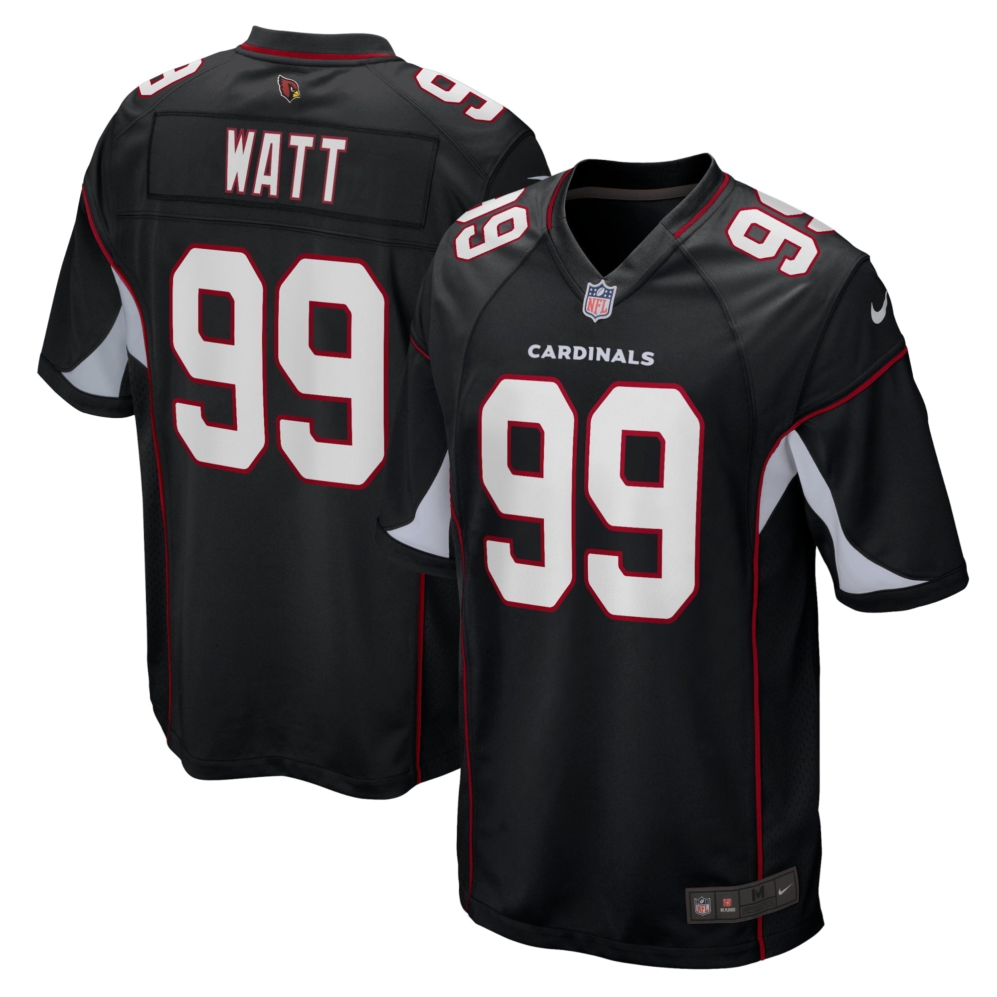 Men s Nike J.J. Watt Black Arizona Cardinals Alternate Game Jersey