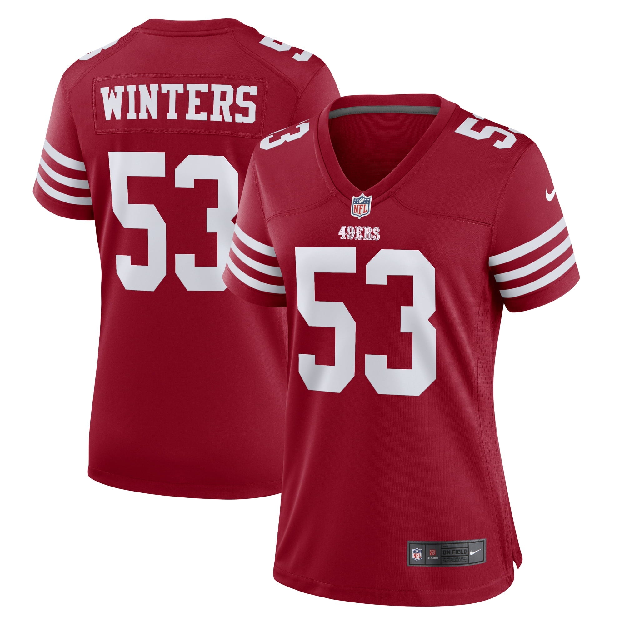 Women s Nike Dee Winters Scarlet San Francisco 49ers Team Game Jersey
