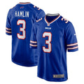 Men s Nike Damar Hamlin Royal Buffalo Bills Game Jersey