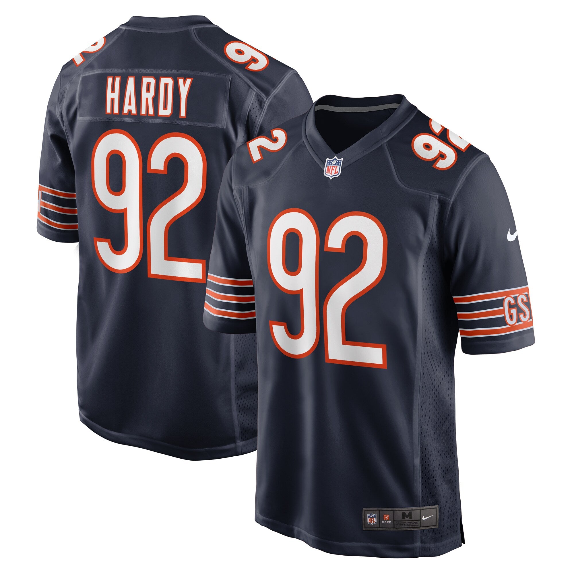 Daniel Hardy Chicago Bears Nike Team Game Jersey    Navy