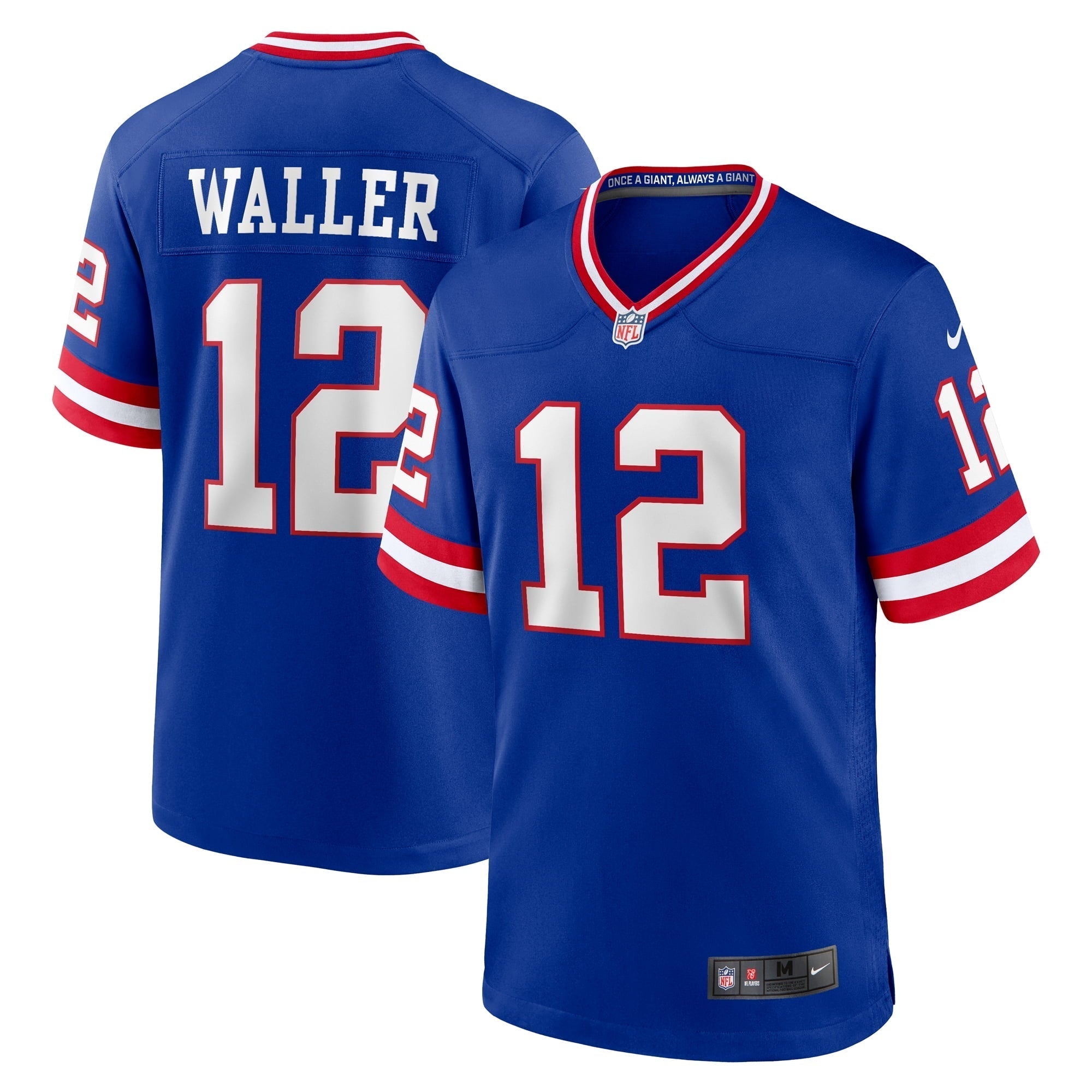 Men s Nike Darren Waller Royal New York Giants Alternate Game Jersey