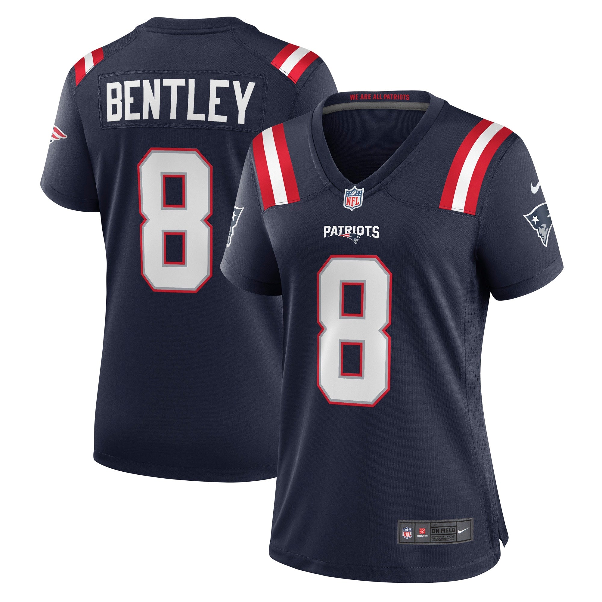 Ja Whaun Bentley New England Patriots Nike Women s Game Player Jersey   Navy