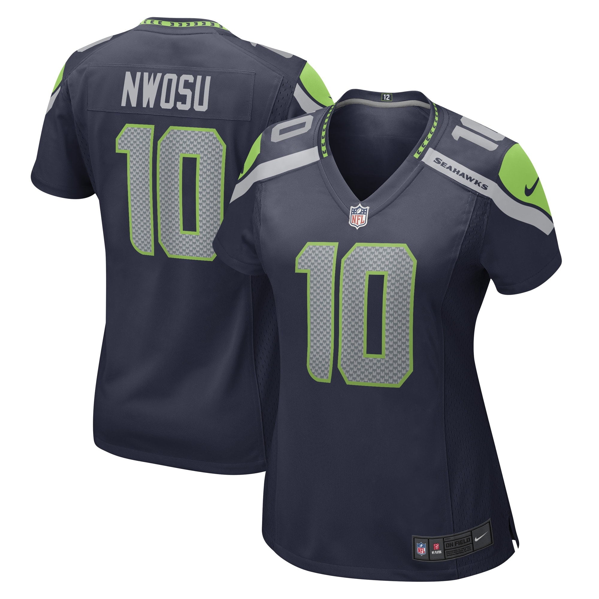 Women s Nike Uchenna Nwosu College Navy Seattle Seahawks Game Player Jersey