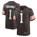 Juan Thornhill Cleveland Browns Nike Team Game Jersey   Brown