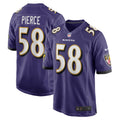 Michael Pierce Baltimore Ravens Nike Player Game Jersey   Purple