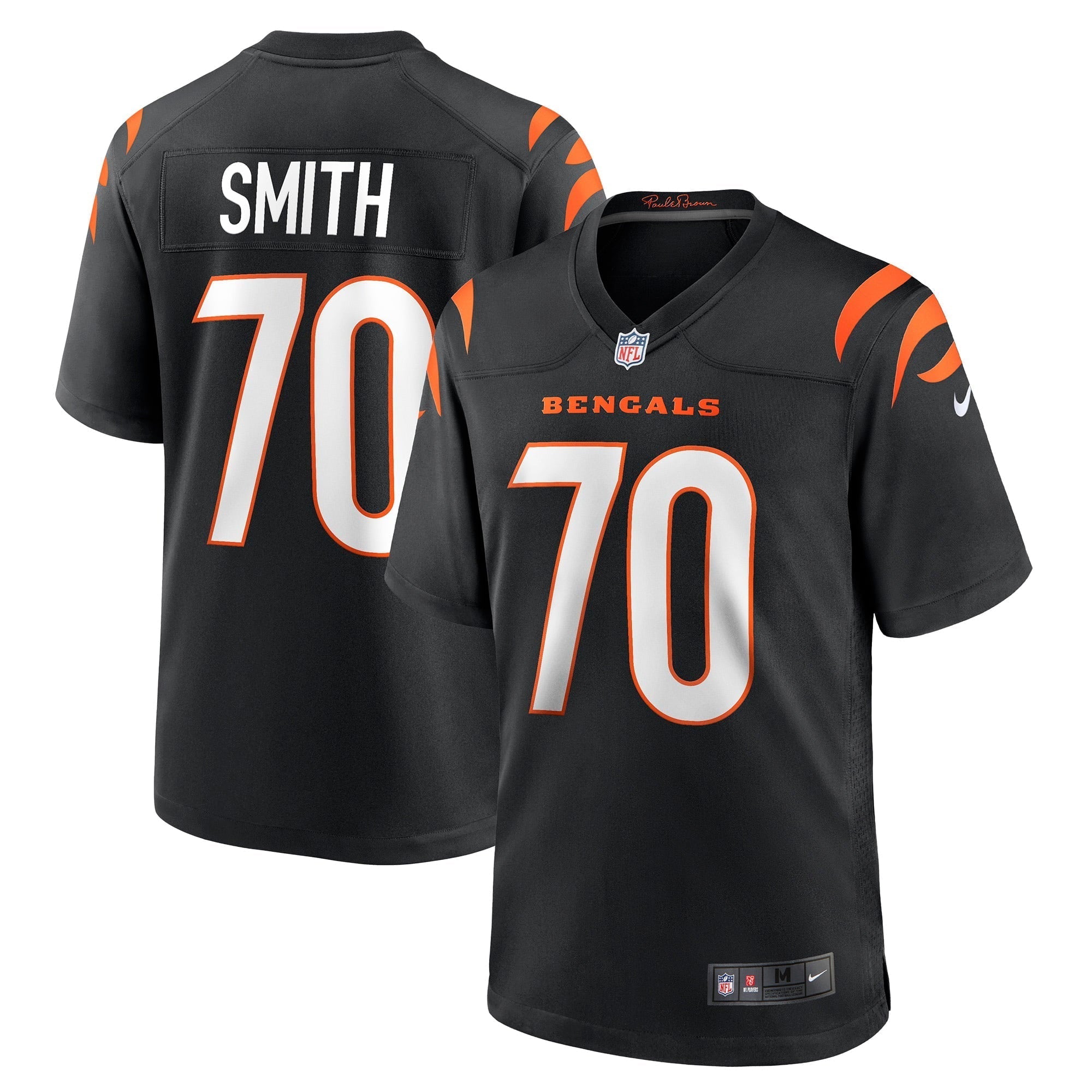 Men s Nike D Ante Smith Black Cincinnati Bengals Game Jersey