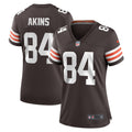 Jordans Akins Cleveland Browns Nike Women s Team Game Jersey    Brown