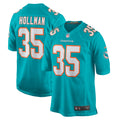 Ka Dar Hollman Miami Dolphins Nike Home Game Player Jersey   Aqua