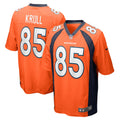 Lucas Krull Denver Broncos Nike Team Game Jersey    Orange
