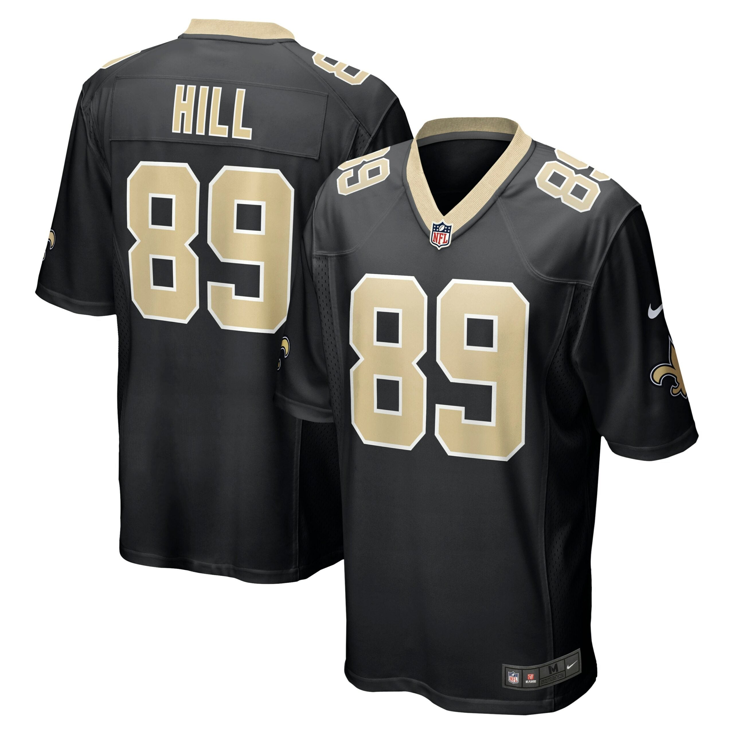 Josh Hill New Orleans Saints Nike Game Jersey   Black
