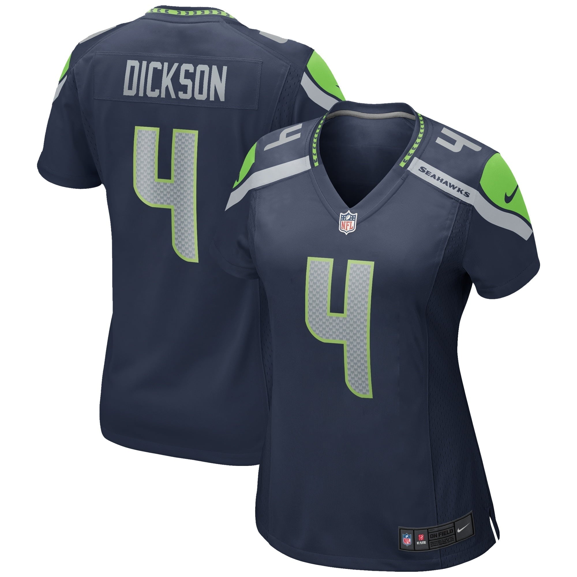 Women s Nike Michael Dickson Navy Seattle Seahawks Game Jersey