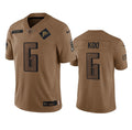 Men s Atlanta Falcons Younghoe Koo 2023 Brown Salute To Setvice Limited Stitched Jersey