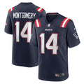 Ty Montgomery New England Patriots Nike Player Game Jersey   Navy