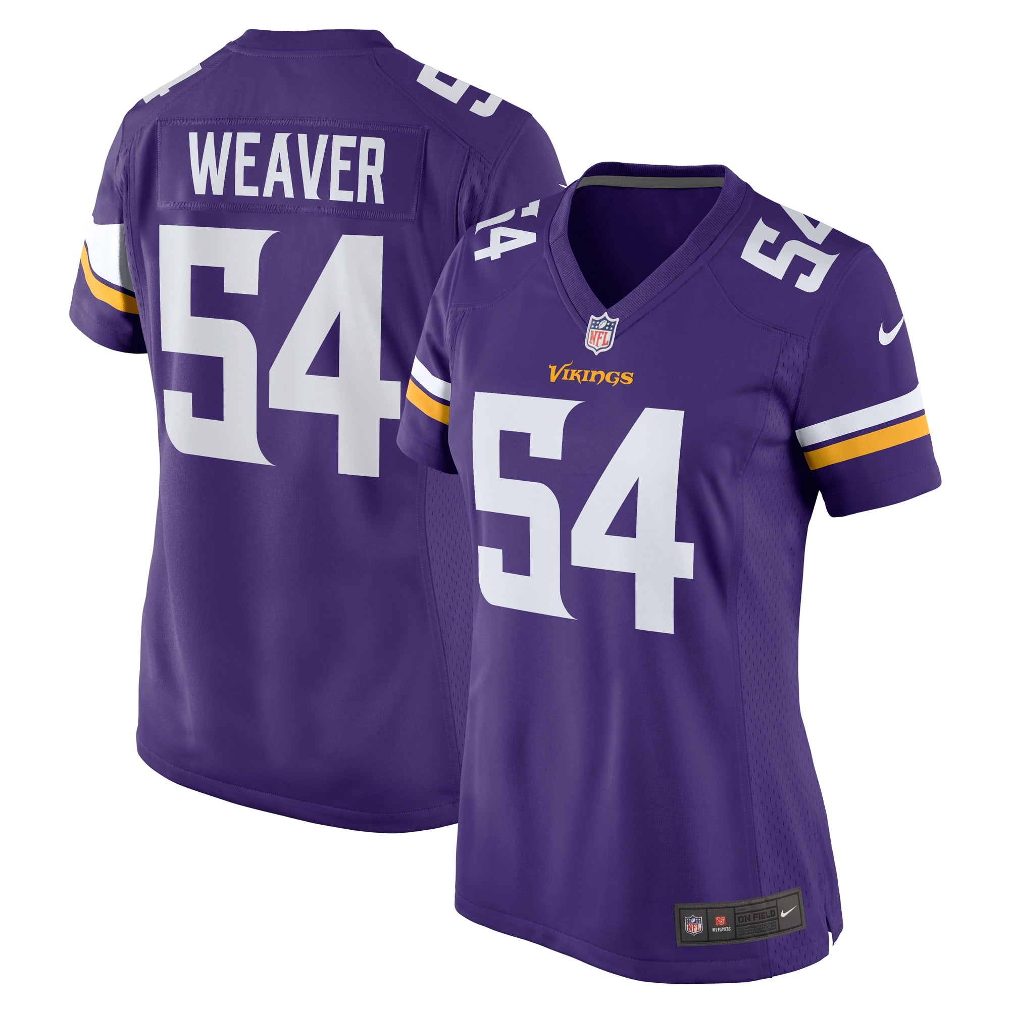 Curtis Weaver Minnesota Vikings Nike Women s Home Game Jersey   Purple