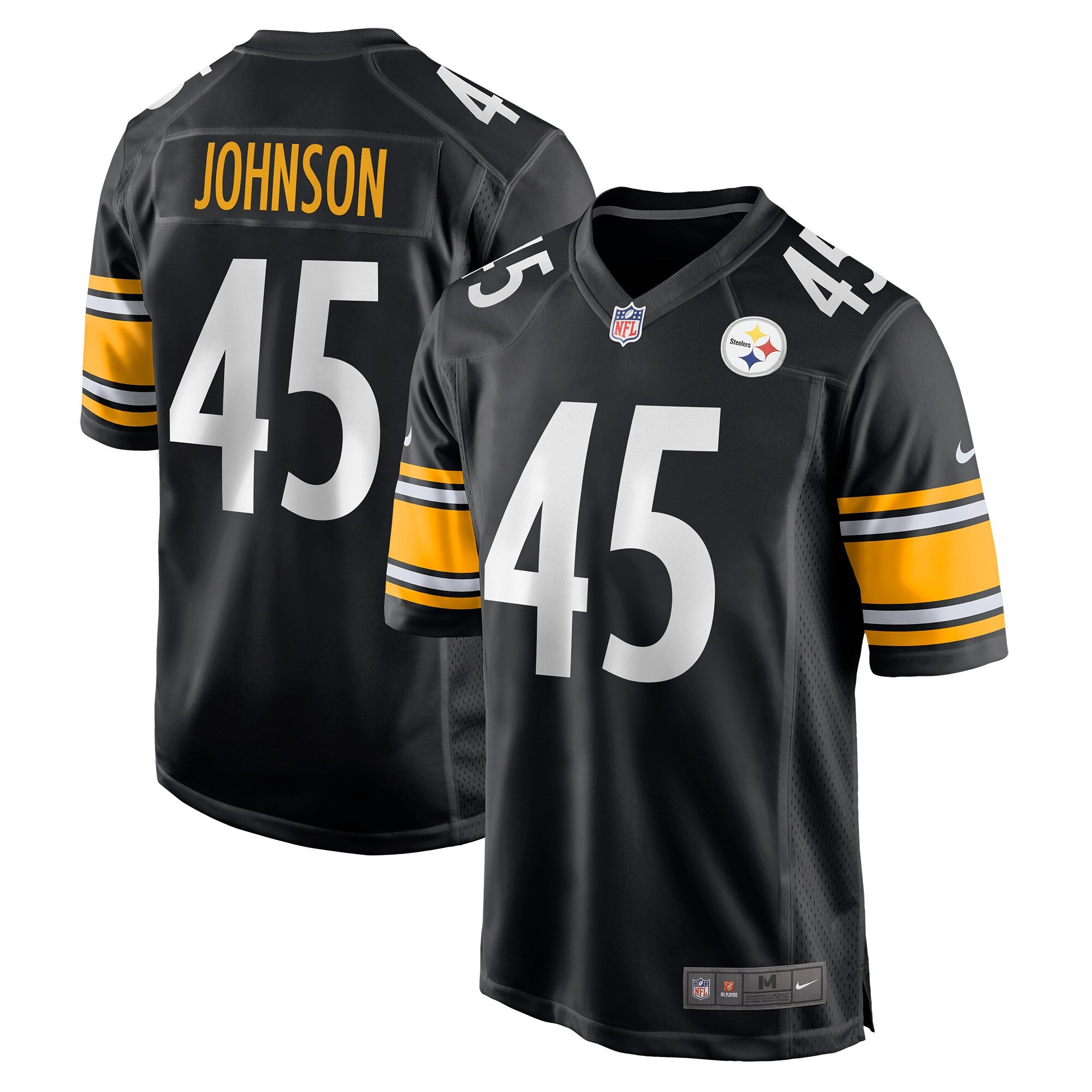 Buddy Johnson Pittsburgh Steelers Nike Player Game Jersey   Black