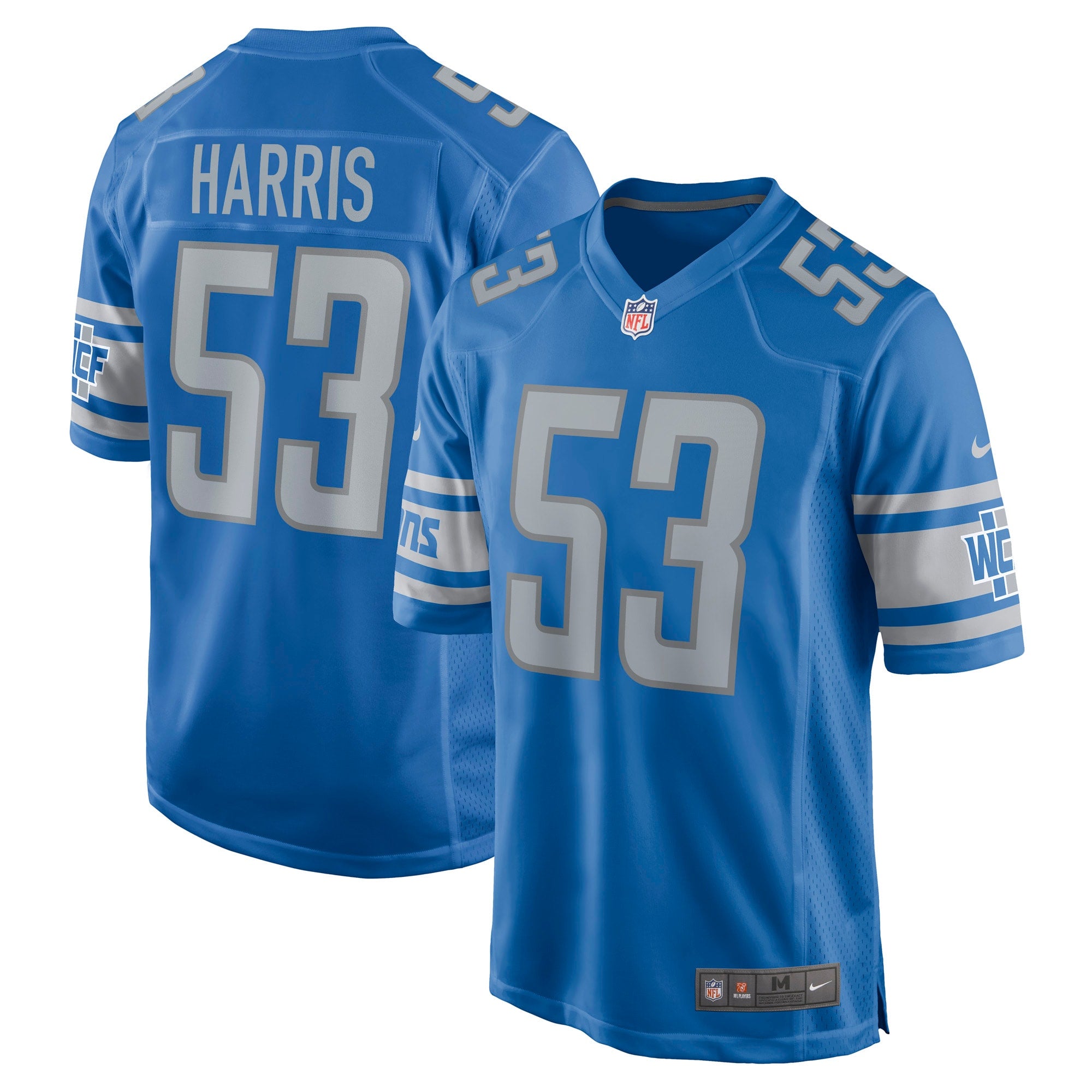 Charles Harris Detroit Lions Nike Game Jersey   Blue