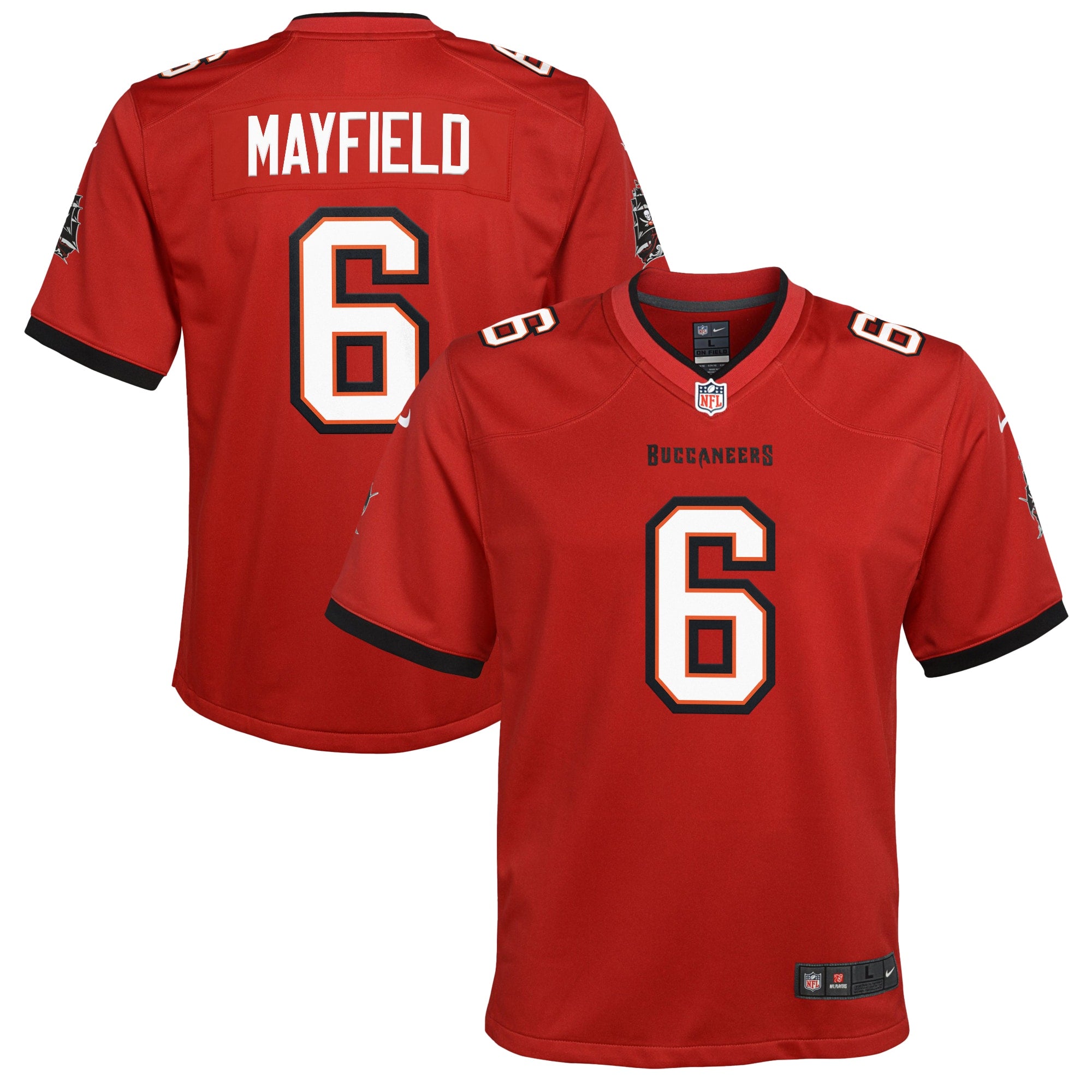 Baker Mayfield Tampa Bay Buccaneers Nike Youth Game Jersey   Red