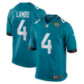 Josh Lambo Jacksonville Jaguars Nike Game Jersey   Teal