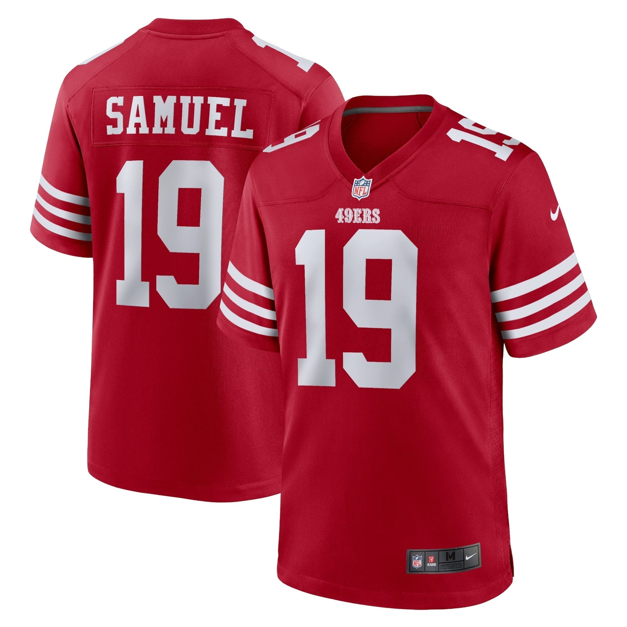 Men s Nike Deebo Samuel Scarlet San Francisco 49ers Player Game Jersey