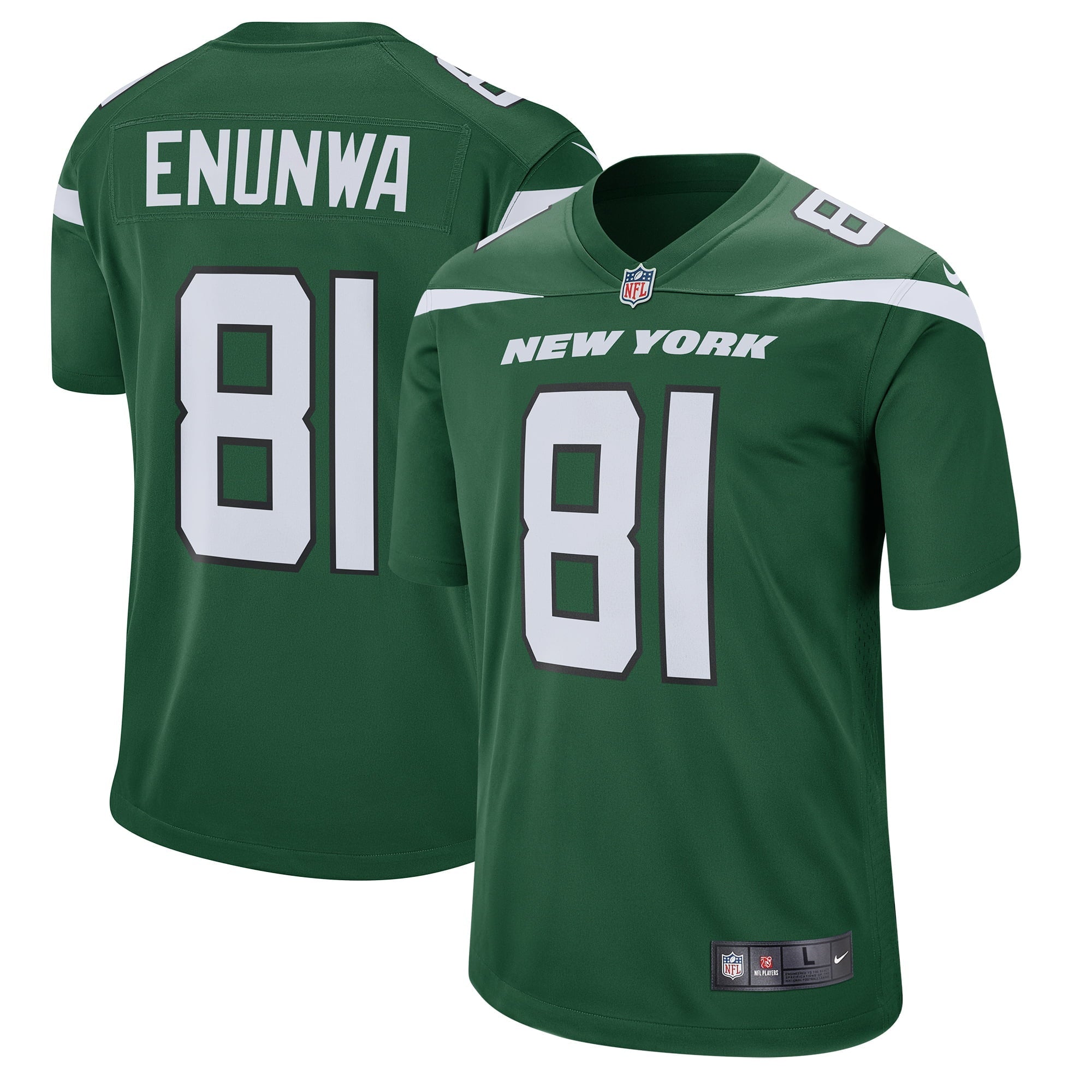 Men s Nike Quincy Enunwa Gotham Green New York Jets Game Player Jersey