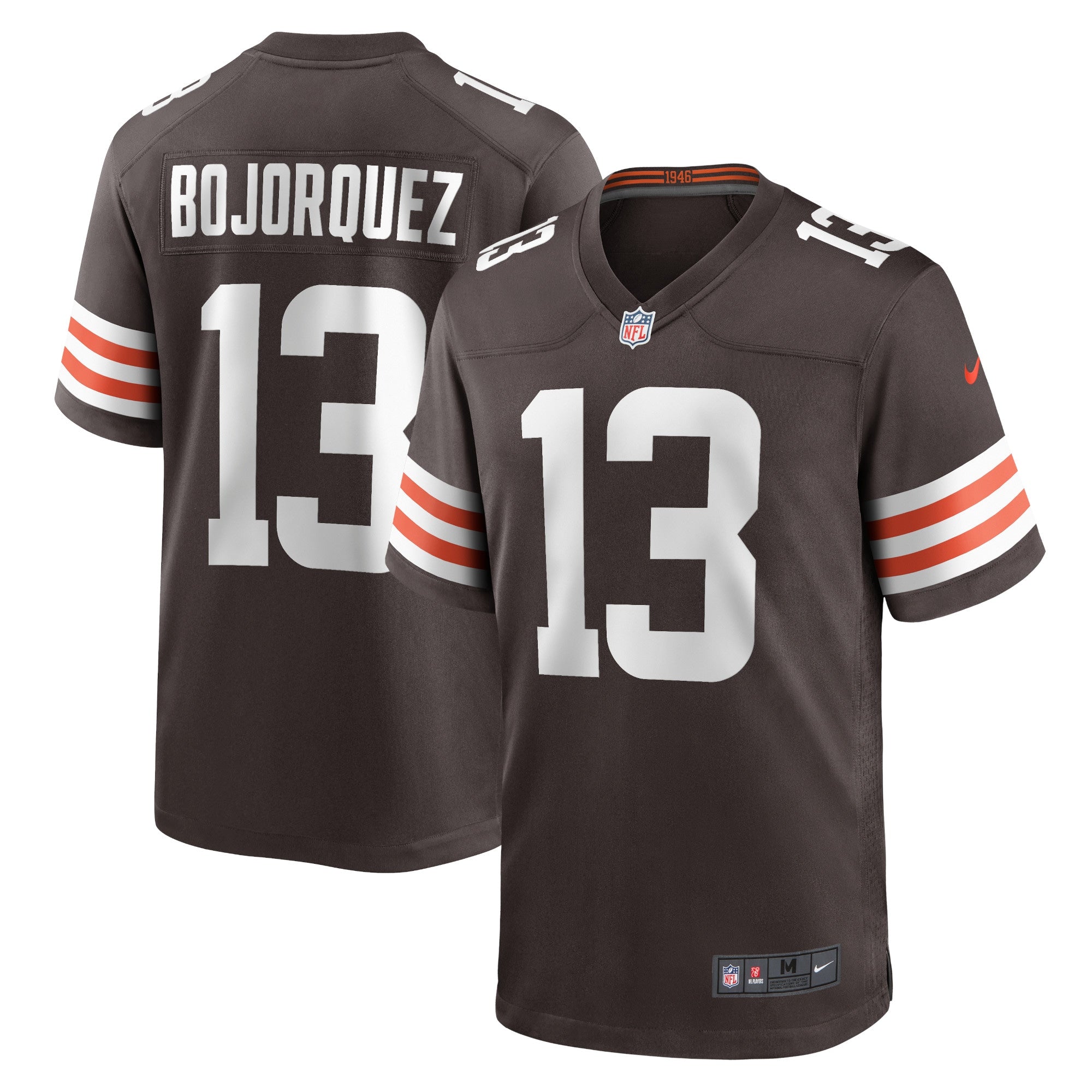 Corey Bojorquez Cleveland Browns Nike Game Jersey   Brown
